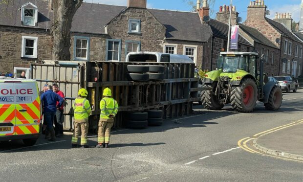 Burrell Street was blocked by the incident. Image: Freddy Findlay.