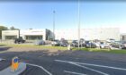The vehicles were stolen from John Clark Motor Group in Dundee. Image: Google Maps.