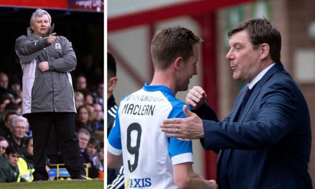 Paul Sturrock and Tommy Wright have been big influences on Steven MacLean's career. Images: SNS and Shutterstock.