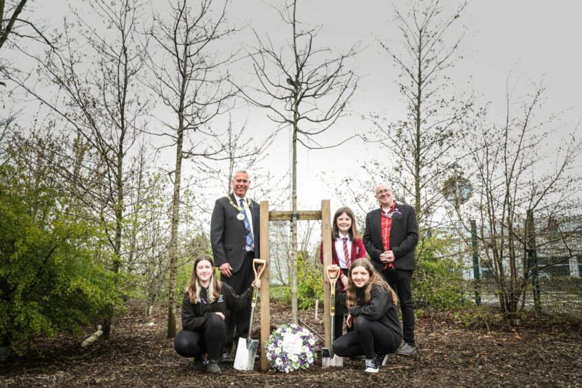 Oak tree planted as Angus marks International Workers' Memorial Day.
