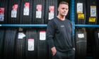 Iain Kinnear, Wholesale Manager at Kenway Tyres. Image: Mhairi Edwards/DCThomson