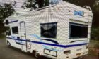 The stolen mobile home. Image: Police Scotland