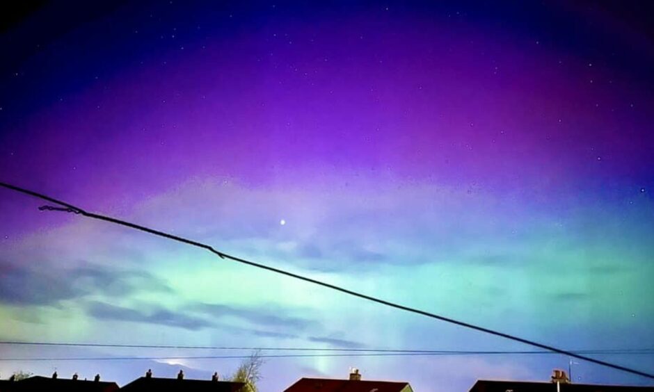 The Northern Lights in St Andrews.