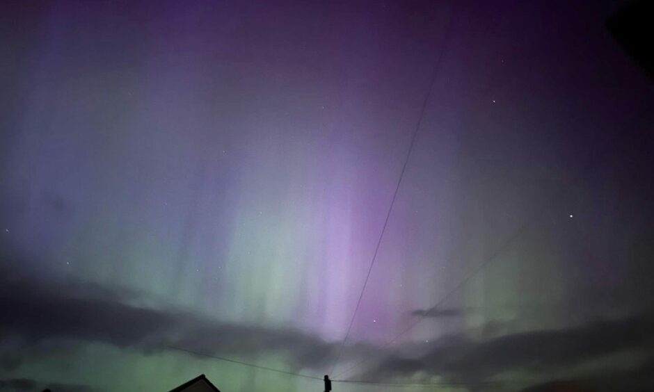 More of the Northern Lights in Kirriemuir.