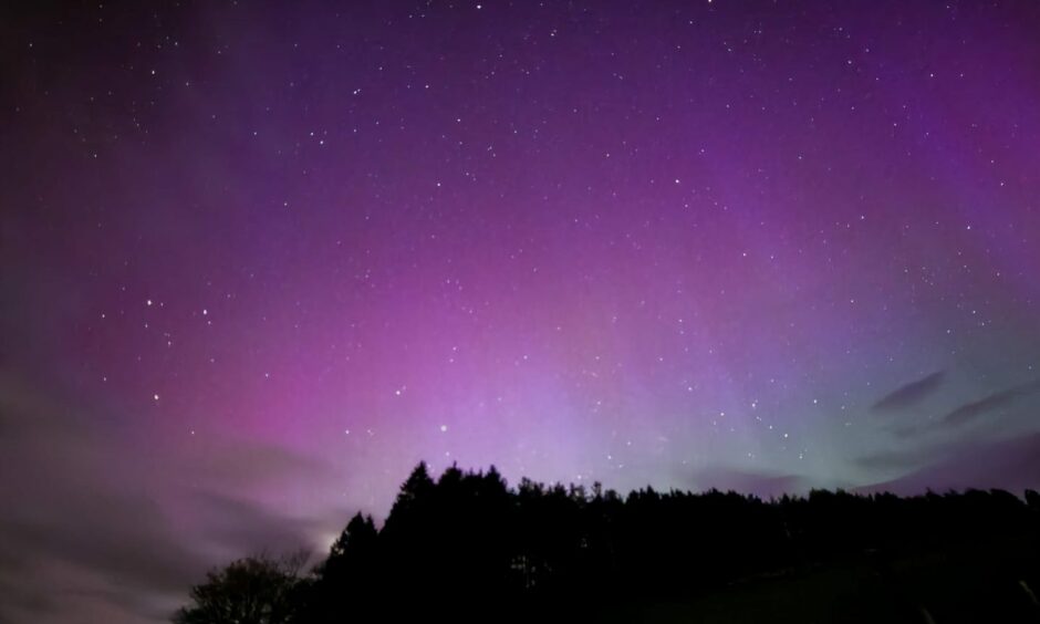 Another view of the Northern Lights from Aberfeldy.