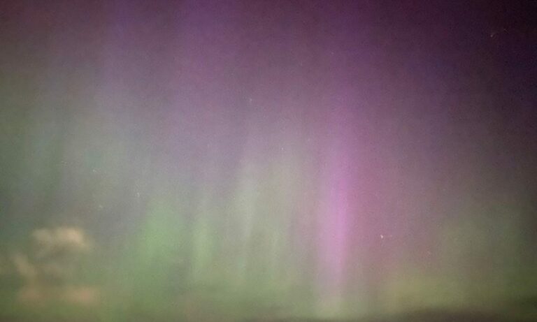 Northern Lights in stunning display in Perthshire, Angus and Fife