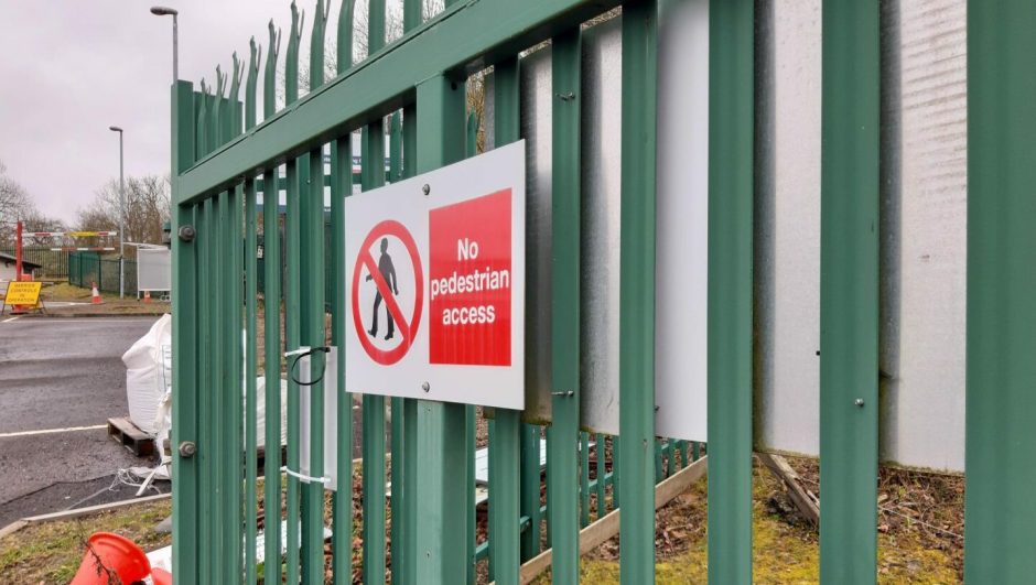Pedestrians still can't access St Andrews recycling centre.