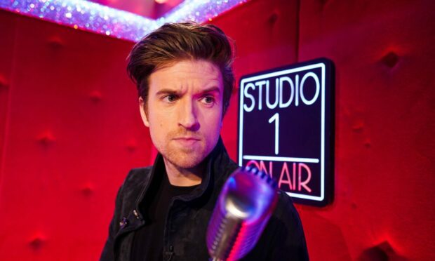 Greg James has urged Dundee City Council to go "viral". Image: Kieron McCarron/ITV/Shutterstock