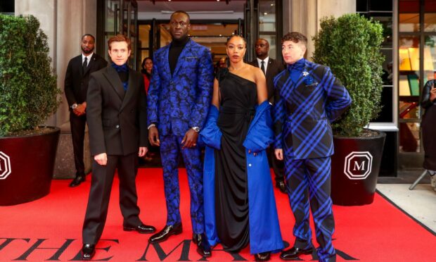 Barry Keoghan, right, alongside Daniel Lee, Stormzy and Naomi Ackie at the Met Gala.