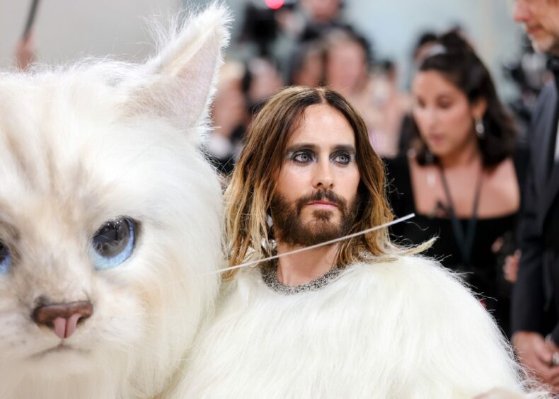 Jared Leto at the Met Gala. 