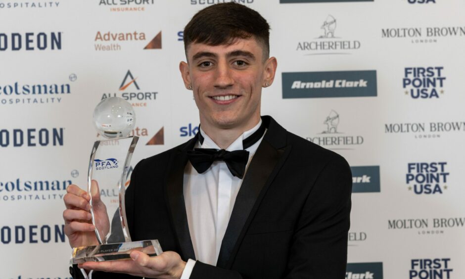 Charlie Reilly won PFA Scotland League Two Player of the Year.