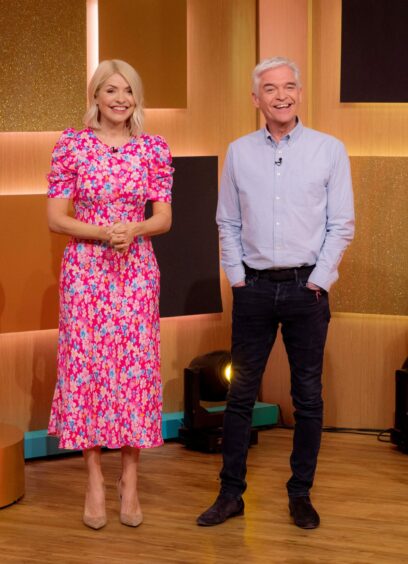 Holly Willoughby and Phillip Schofield on This Morning.