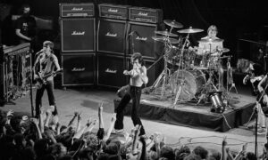 AC/DC on stage in Dundee.