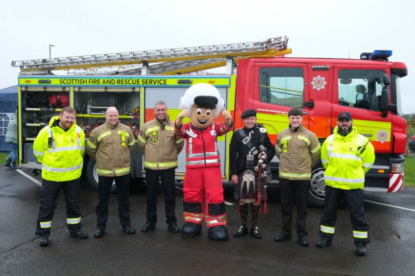 SFRS and SCAA at Montrose air station coronation fun day.