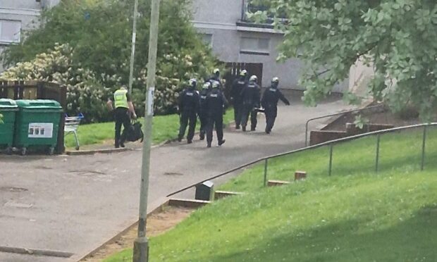 Police raid on Perth property.