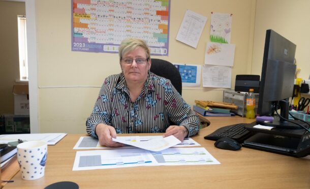 Angus Special Playscheme manager Tracy Maxwell fears for the organisation's future. Image: Paul Reid