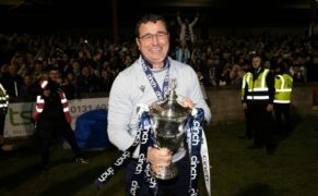 Triumphant Dundee boss Gary Bowyer after Championship title success at Queen’s Park: ‘I can’t remember any of it’