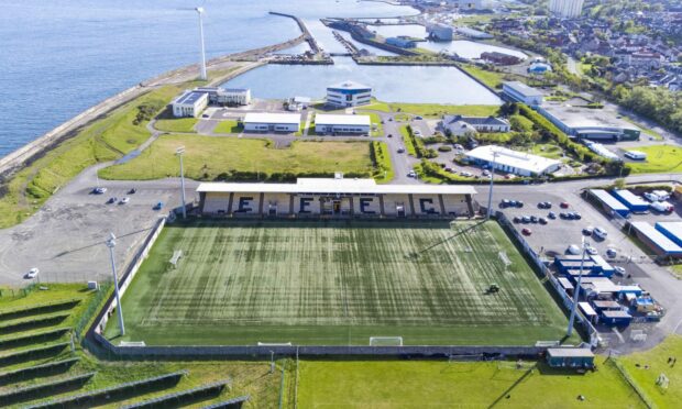 Bayview Stadium, Methil, home of East Fife FC. Image: Paul Devlin / SNS Group.