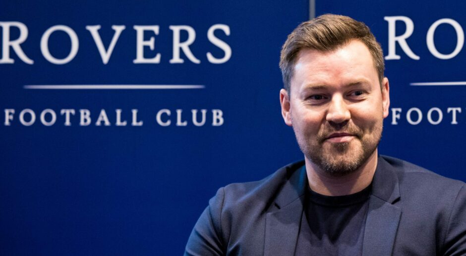 Raith Rovers CEO Andrew Barrowman smiles for the camera.