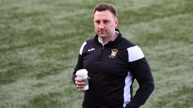 East Fife manager Greig McDonald. Image: SNS.