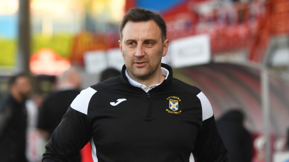 Departed East Fife manager Grieg McDonald.