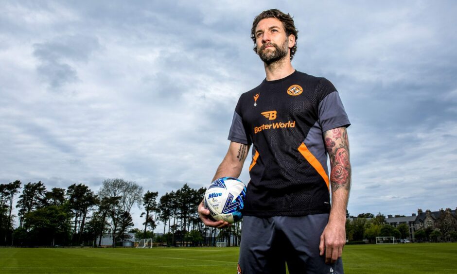 Charlie Mulgrew, pictured at Dundee United training 