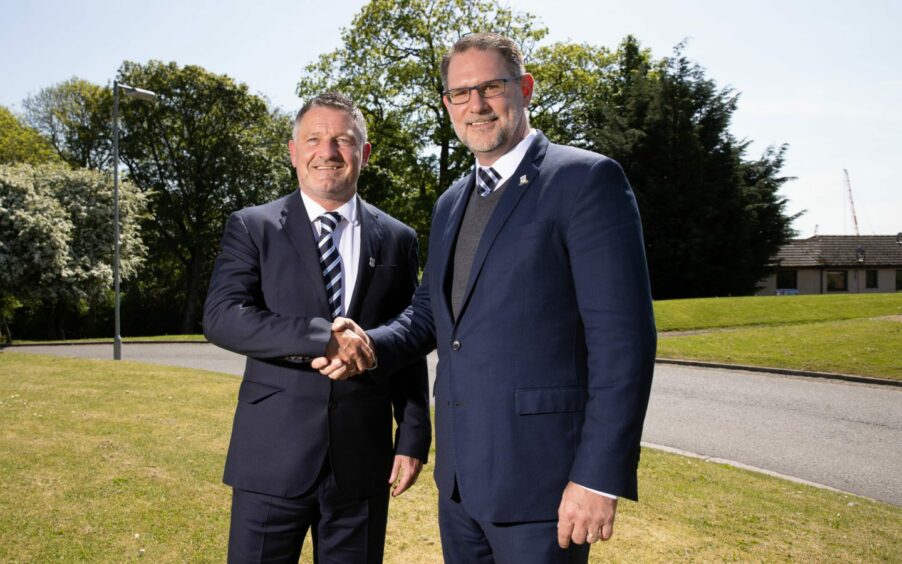 Tony Docherty was unveiled as the club's new manager this summer