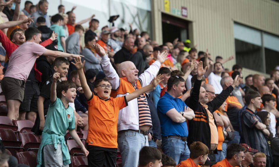 Dundee United fans. 