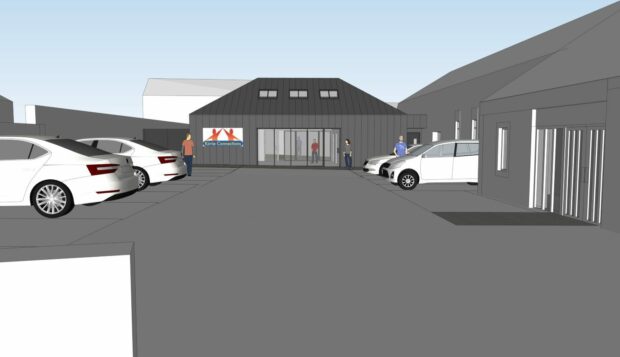 The £500,000 extension would bring a facility for wider community use. Image: Kirrie Connections