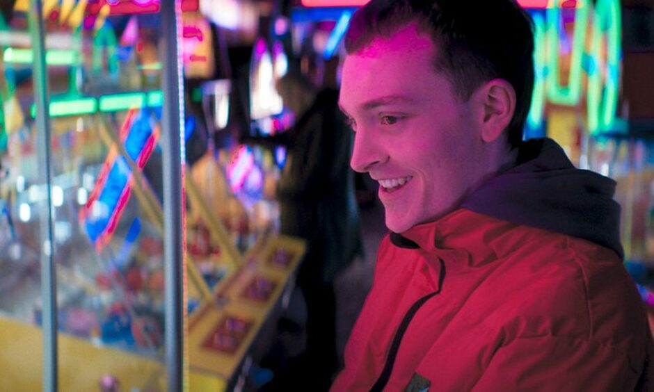 Calamity James is played by Dylan Blore, pictured in an arcade in the short. Image: Emanata Studios/DC Thomson.