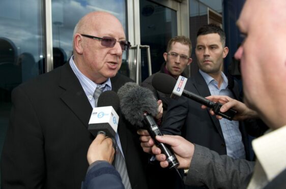 Turnbull Hutton opposed the SPL's plans in 2012. Image: SNS.
