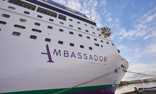 An Ambassador Cruise liner.