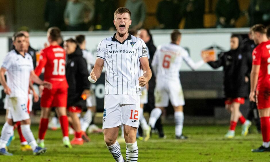 Rhys Breen signed a new contract with Dunfermline this summer. 