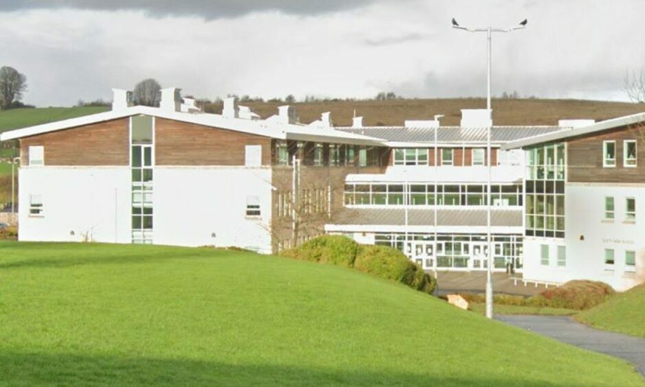 Beath High School in Cowdenbeath