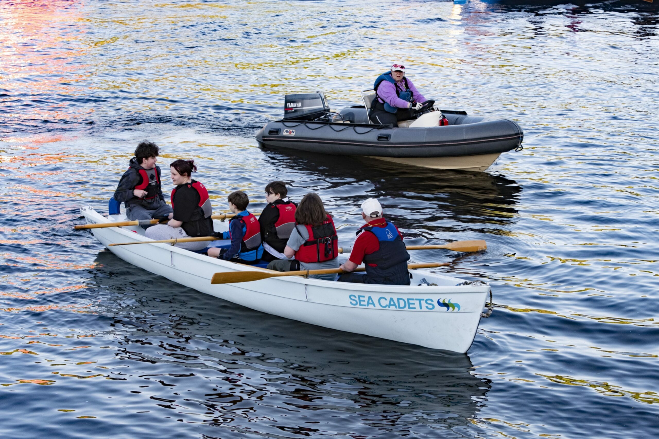 Between the Bridges event on the Tay in Perth.  
Pic Phil Hannah