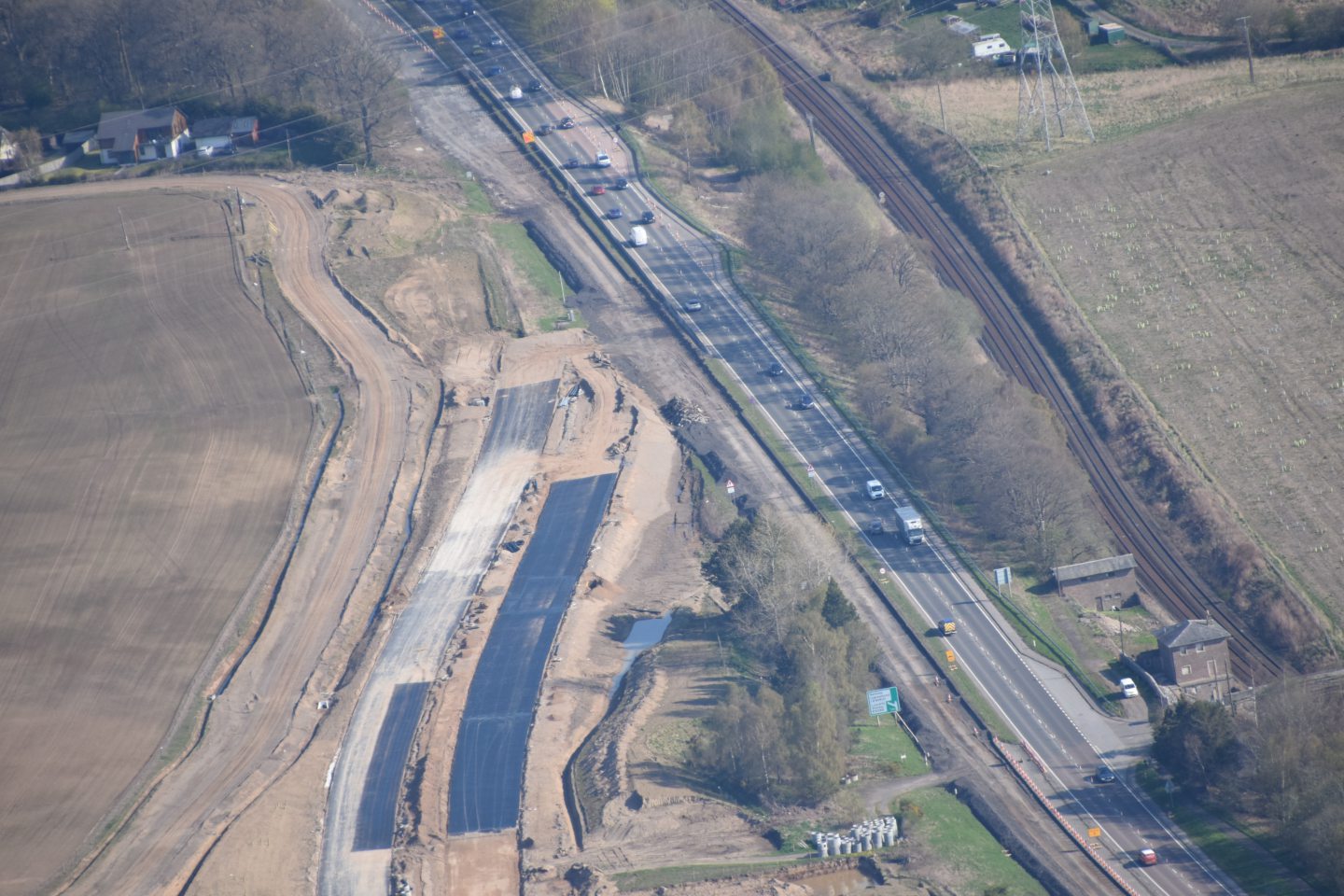 Cross Tay Link Road: Aerial photos show Perth bypass progress