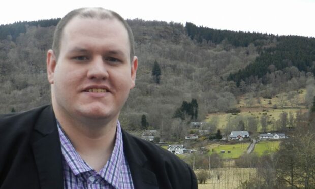 Christopher Rennie once stood for election in Highland Perthshire. Image: Facebook.