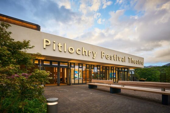 facade of Pitlochry Festival Theatre