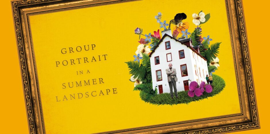 Promotional art for the play, 'Group Portrait In A Summer Landscape'