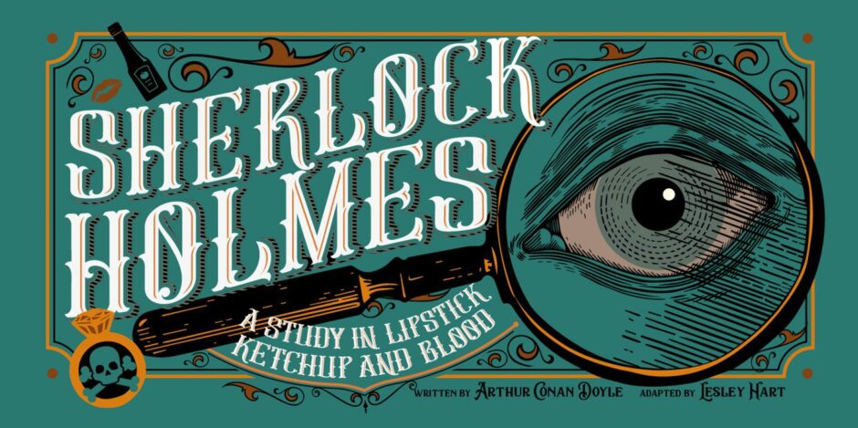Promotional art for the play, 'Sherlock Holmes'