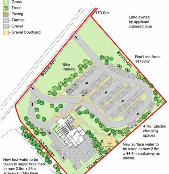 Design for new Angus crematorium at Carmyllie.