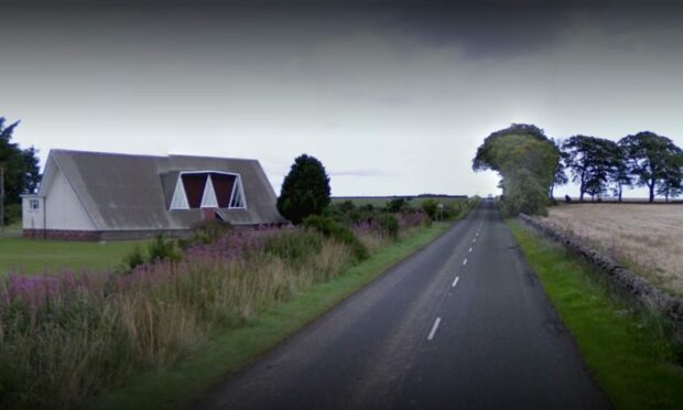 The planned crematorium site is just north east of Carmyllie Hall. Image: Google
