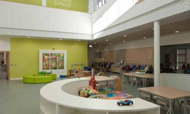 Inside a new school which has been fitted out by Fife furniture firm Deanestor.