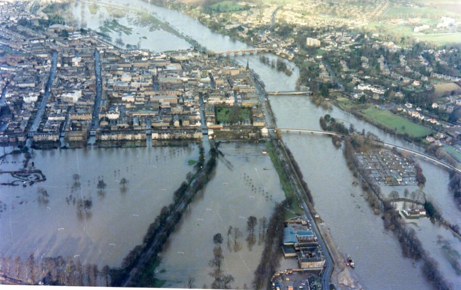 The Perth floods in January 1993. 