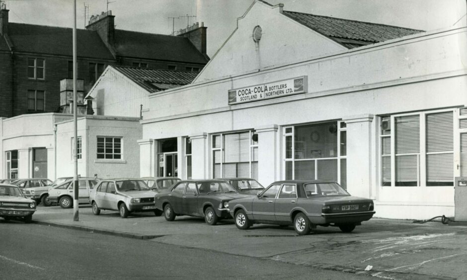 The Coca-Cola bottling plant was at the heart of Clepington Road until 1983. Image: DC Thomson.