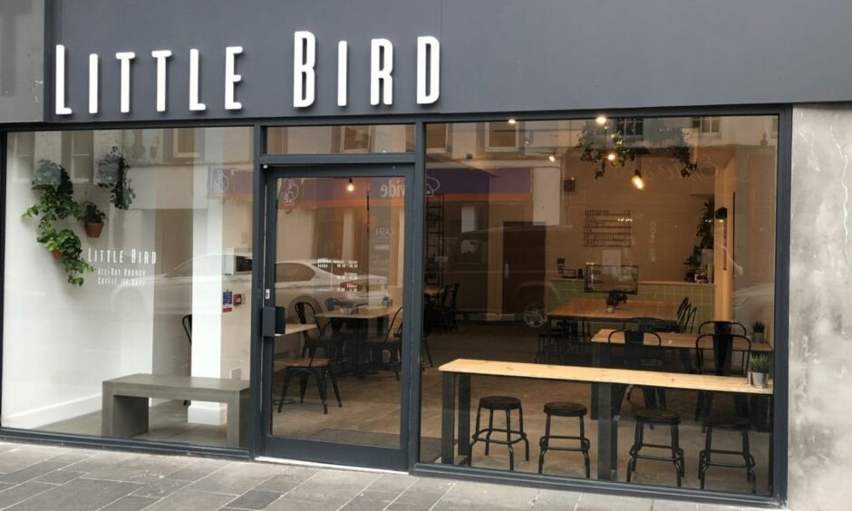 Little Bird Cafe in Perth is on the market for £75,000. 