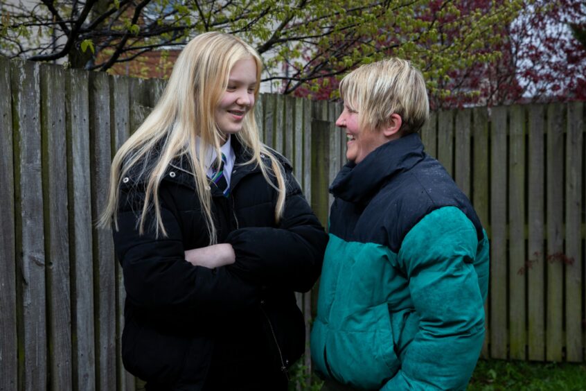 Katie and mum Pauline Mason were both diagnosed with heart conditions after the Dundee teenager's seizure.