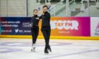The UK's top pair skaters took part in a camp led by Olympic coach Alexander König, including British junior champions Lucy Hay and Kyle McLeod. Image: Kim Cessford / DC Thomson.