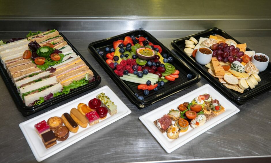 Some of Fresh-Jet Catering's in-flight meals. 