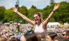 A reveller enjoys the Radio 1's Big Weekend at Camperdown Park, Dundee. Image: Kim Cessford / DC Thomson